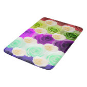 3D Multicolor Roos Large Bath Mat (Gekanteld)
