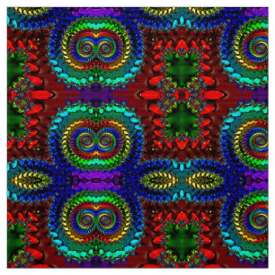 3D Multicolored Zeer helder Vet Stof
