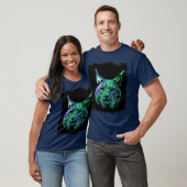 3D mystical Galaxy Lynx kleurrijke Fantasy Wild Ca T-shirt (Unisex)
