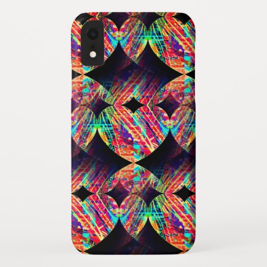 3D Neon Heart iPhone / iPad case (Achterkant)
