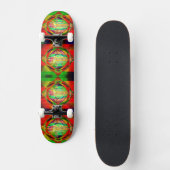 3D Neon Stripe Skateboard (Voorkant)