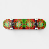 3D Neon Stripe Skateboard (Horizontaal)