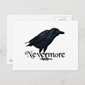 3D Nevermore Raven Briefkaart (Voorkant / Achterkant)