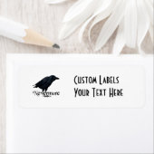 3D Nevermore Raven Etiket (Insitu)