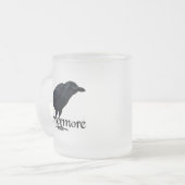 3D Nevermore Raven Matglas Koffiemok (Voorkant links)