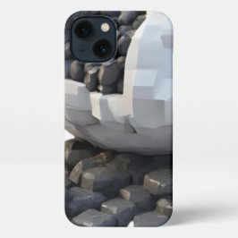  3D Number Design for New Year 2026 iPhone 13 Hoesje