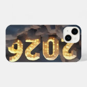  3D Number Design for New Year 2026 iPhone Hoesje (Achterkant horizontaal)