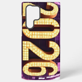  3D Number Design for New Year 2026 Samsung Galaxy Hoesje