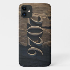 3D-nummerontwerp voor Nieuwjaar 2026 iPhone 11 Hoesje