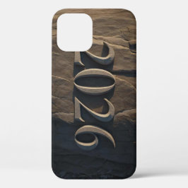 3D-nummerontwerp voor Nieuwjaar 2026 iPhone 12 Hoesje
