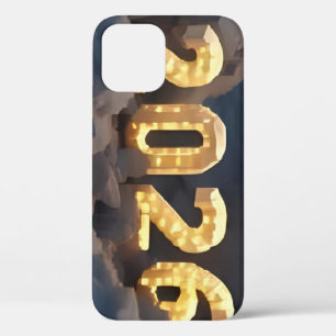 3D-nummerontwerp voor Nieuwjaar 2026 iPhone 12 Hoesje
