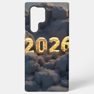 3D Nummerontwerp voor Nieuwjaar 2026 Samsung Galaxy Hoesje