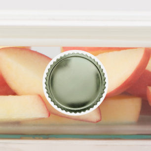 3D Olijf Khaki Zegels Folie Zonneknop Onderscheidi Labels