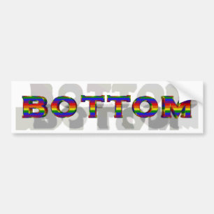 3D onderkant Bumpersticker