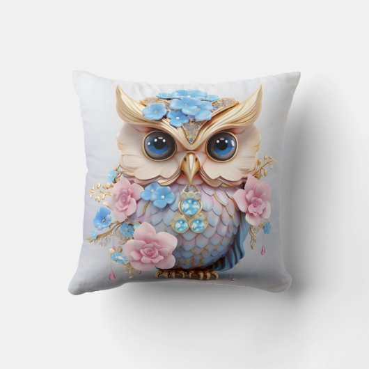 3D owl pillow Kussen (Achterkant)