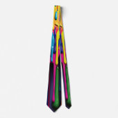 3D Paint Drips Stropdas (Voorkant)