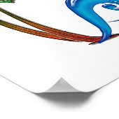 3d Palms, Waves & Sunset PENSACOLA Poster (Hoek)