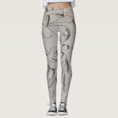 3D-papier Leggings (Voorkant)