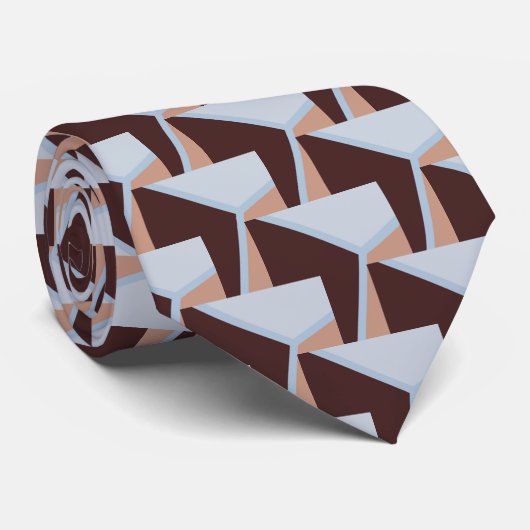 3D-patroon Stropdas (Opgerold)