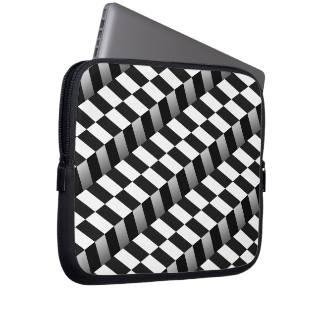 3D Pattern Art Laptop Sleeve (Voorkant Rechts)
