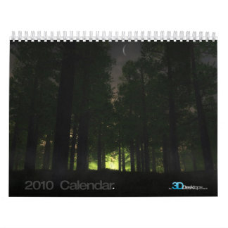 3D paysages - calendrier mural 2010