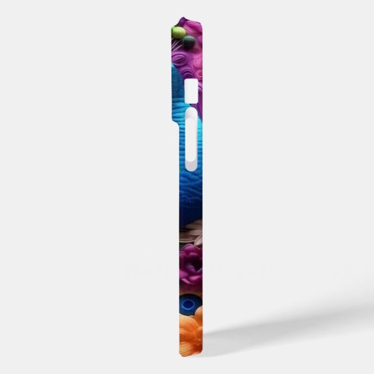 3D Peacock Case-Mate iPhone Case (Achterkant / Links)