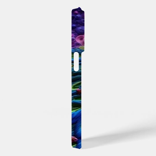 3D Peacock Case-Mate iPhone Case (Achterkant / Rechts)