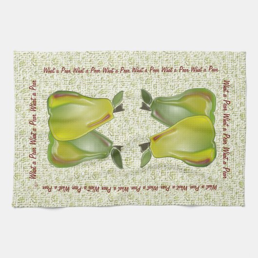 3D Peren (waterspatten) Theedoek (Horizontaal)