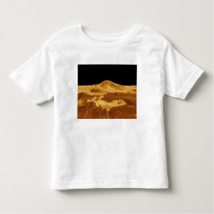 3D Perspectief Uitzicht van Maat Mons op Venus Kinder Shirts