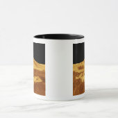 3D Perspectief Uitzicht van Maat Mons op Venus Mok (Midden)