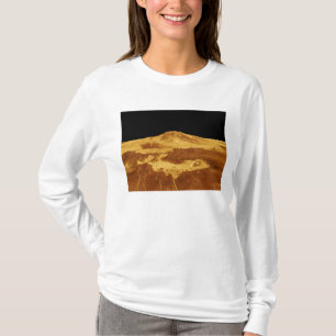 3D Perspectief Uitzicht van Maat Mons op Venus T-shirt