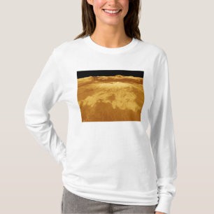 3D Perspectief Uitzicht van Sapas Mons op Venus T-shirt