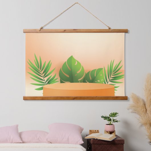 3D-podium Hangend Wandkleed (Slaapkamer)