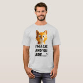 3D Porcelain Cat T-shirt (Voorkant volledig)