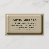 3D-prijs Visitekaartje (Achterkant)