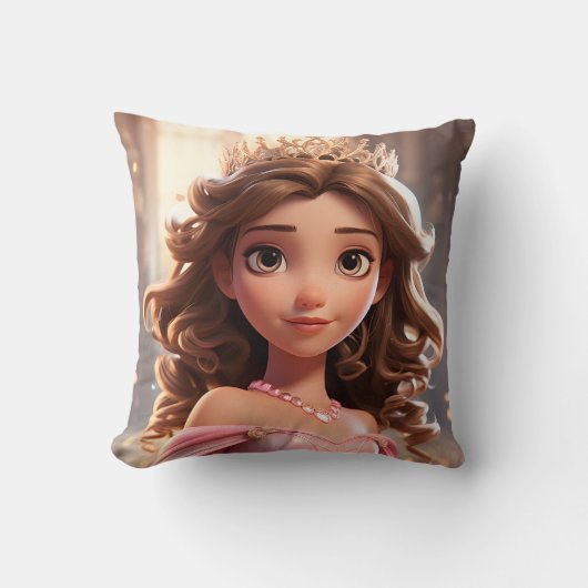 3D Princess pillow Kussen (Voorkant)
