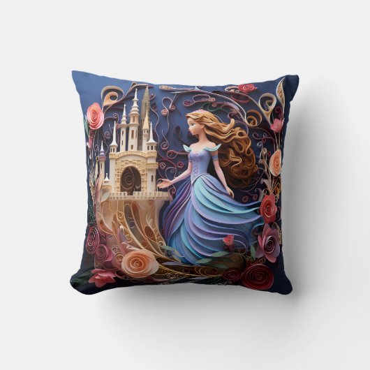 3D Princess pillow Kussen (Voorkant)