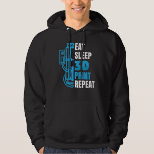 3d Printer 3d Afdrukmodel bouwt 3d Afdrukken Hoodie