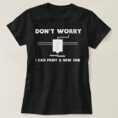 3D-printercode   3D-printercadeauidee voor geeks T-shirt (Design voorkant)
