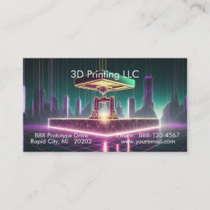3D printing machine Visitekaartje