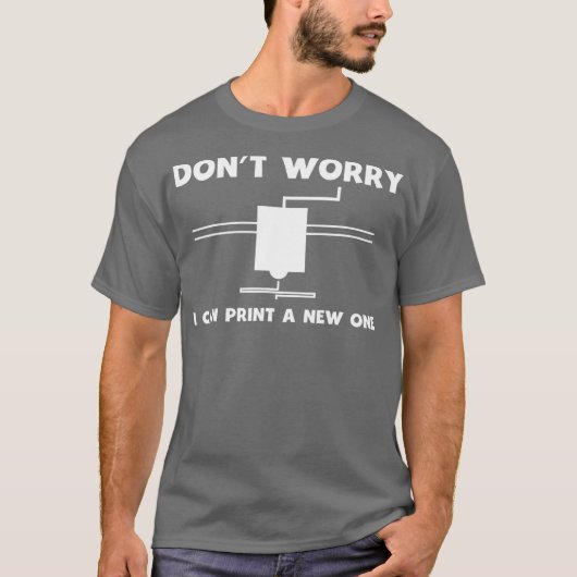 3D Printing Shirt  3D Printer  Gift idea for (Voorkant)