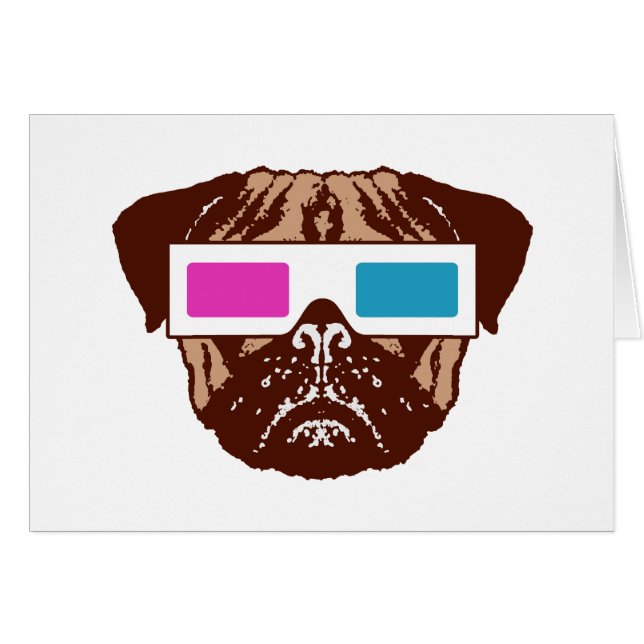 3D Pug (Voorkant Horizontaal)