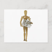 3D-puzzel werken Briefkaart (Voorkant)