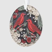 3D Quilled Papier Art Vogels Ornament (voorkant)