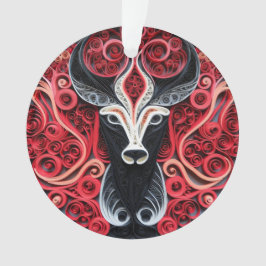 3D Quilled Papier Kunst Herten Ornament