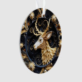 3D Quilling Effect Rendier Ornament (voorkant)