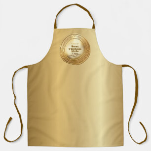 3D Realistische Gouden Medaille Aanpasbare Ondersc Schort