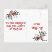 3D Reinders en mensen in het dorp Briefkaart (Achterkant)