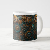 3D Retro Retro Regarder Sprockets Jumbo Coffee MUG (Devant droit)