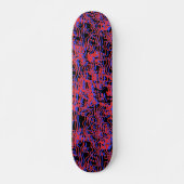 3D Retro Squiggle Skateboard (Voorkant)